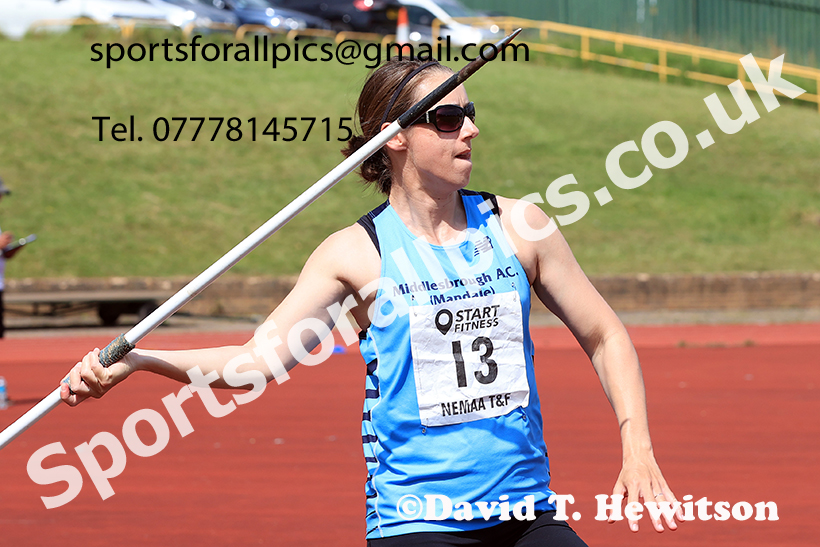 Womens javelin, 2025 NEMAA Track and Field, Monkton. Photo: David T. Hewitson/Sports for All Pics